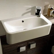 Roper Rhodes Geo Slim Depth Basin at Bathroom Inspirations