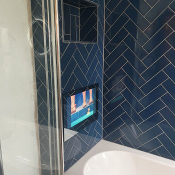 Smart TV in bathroom