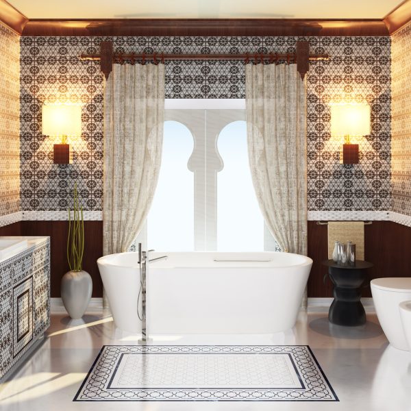 Moroccan-Inspired Bathroom Idea