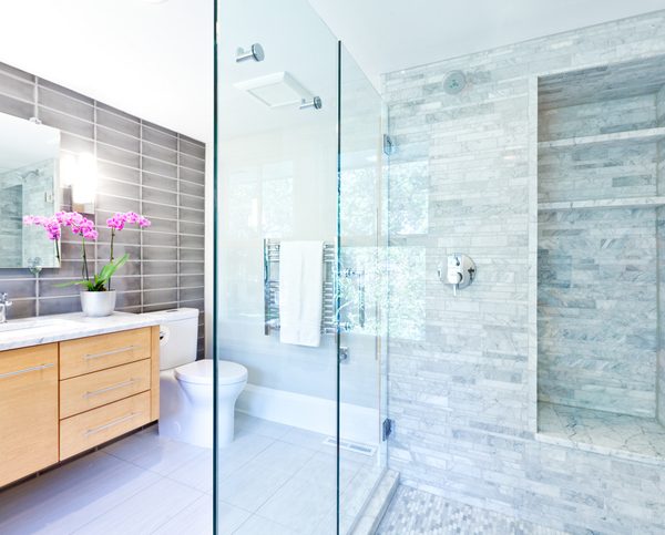Frameless Bathroom Design