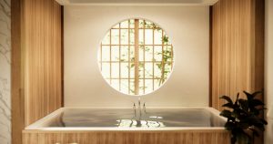 Ryokan-Inspired Bathroom